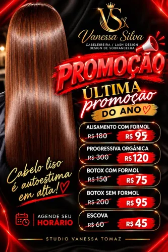 Promoção salão de beleza