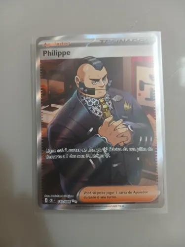Carta Pokemon Colecionável Philippe Full Art