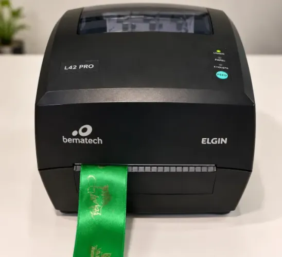 impressora bematech elgim para personalização de fitas de cetim Elgin