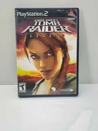 Tomb Raider Legend Original PS2 NTSC-U Black Label Completo CIB - Disco sem riscos