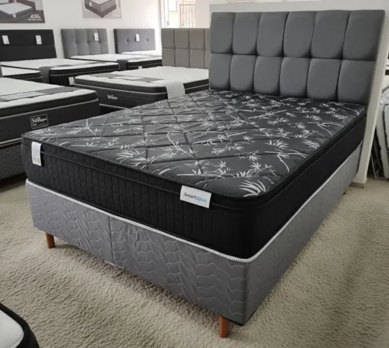 Cama casal de molas ensacadas promoção 