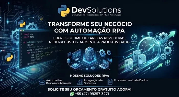 Automatize seu negócio e tarefas repetitivas