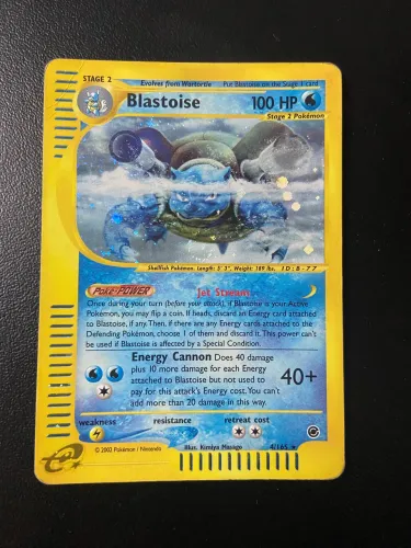 Blastoise Foil - Expedition (04/165) - Inglês  