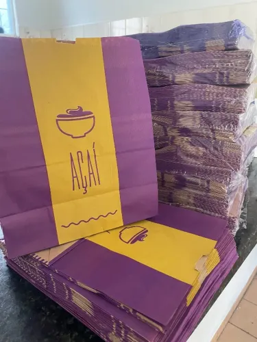 Embalagem para delivery Açaí