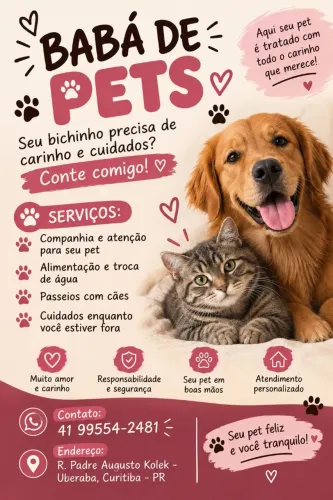 Babá de pets