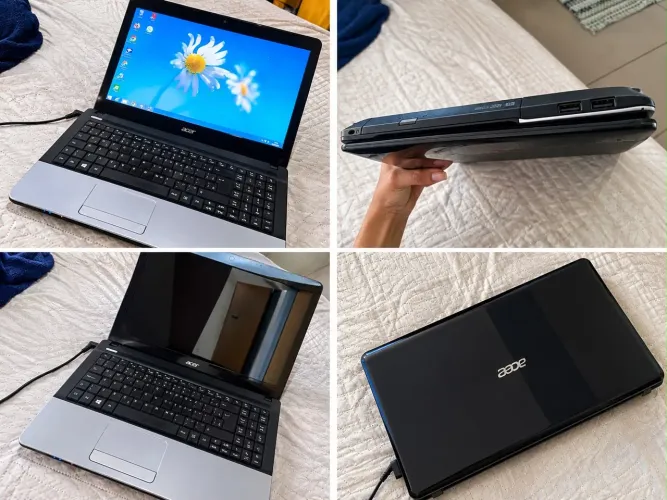 ? NOTEBOOK ACER E1-421 ? 4GB RAM ? HD 320GB ? R$650