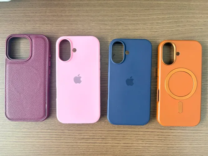 Lote com 18 capinhas para iPhone 16 - Excelente estado!