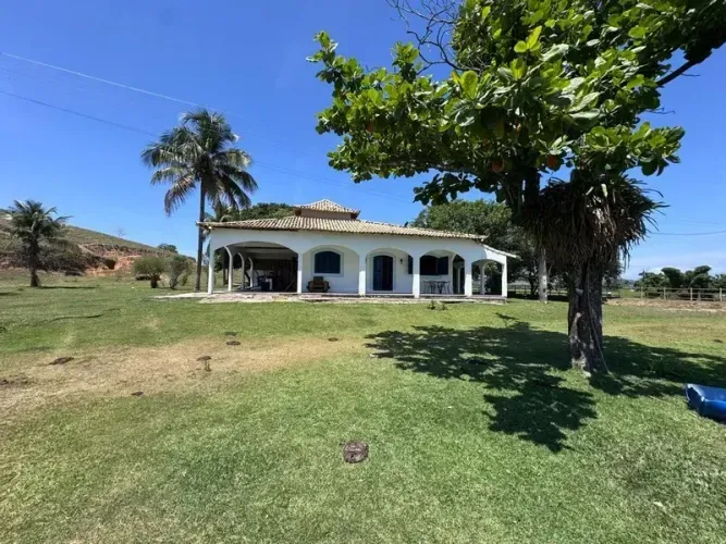 Barrozo Imóveis  - Sítio a venda com 3.09 alq (15 ha) com sede nova, curral, pastagem - Ár
