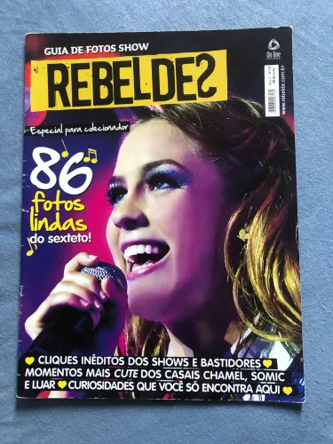 REVISTA GUIA DE FOTOS SHOW REBELDES