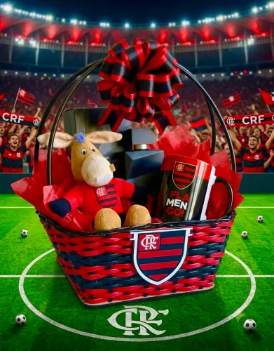 CESTAS. LINDA CESTA DO FLAMENGO R$:299,90