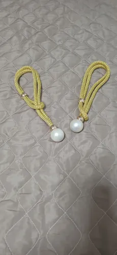 Prendedor de cortina com perola