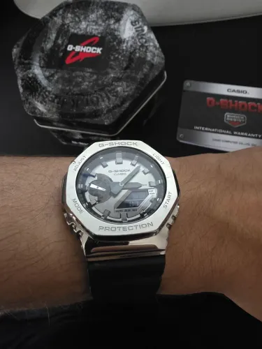 Relógio G-Shock GM-2100 (CasiOak), Metal, original, na caixa