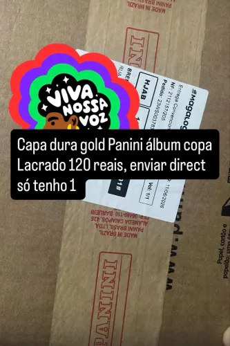 Panini álbum gold