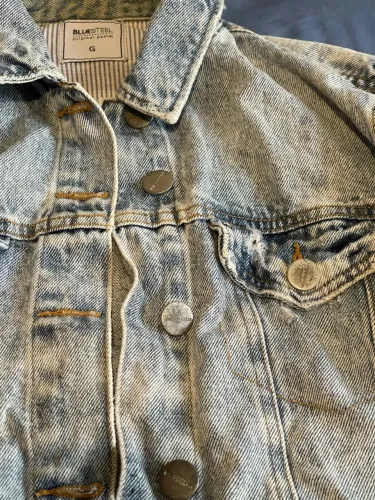 Jaqueta Jeans Destroyed - Tamanho G