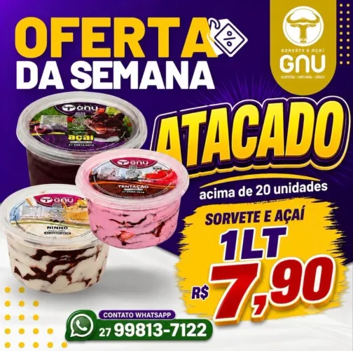 SORVETE E AÇAÍ 