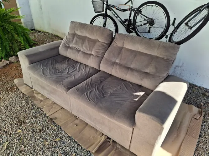 Sofa retratil 3 lugares