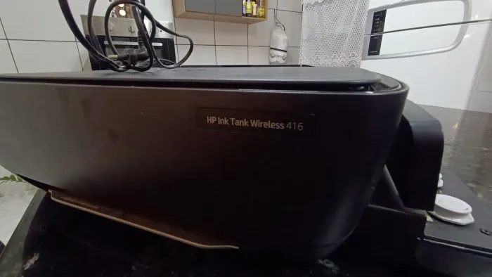 Impressora HP Wi-fi Ink Tank com defeito