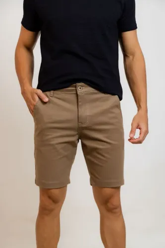 Bermudas brim c/ lycra