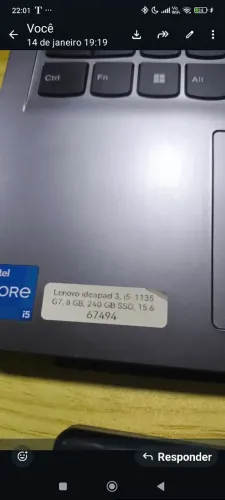Notebook Lenovo Excelente