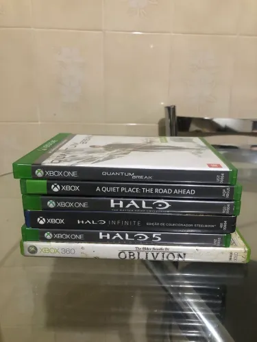 Pacote de 06 jogos de X Box