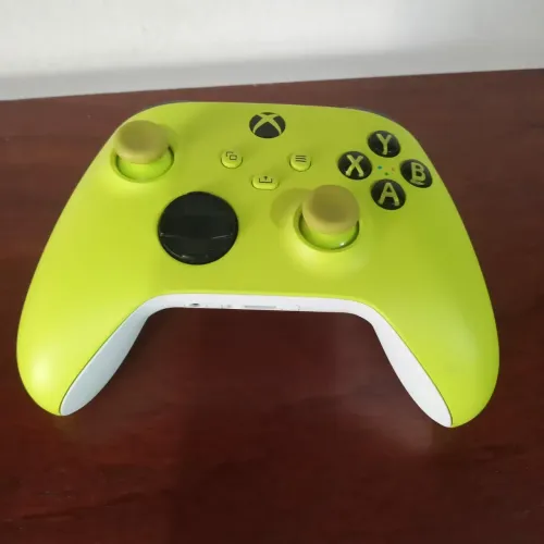 Controle Wireless Xbox 360 - Edição Velocity Verde e Branco | Original | 10/10