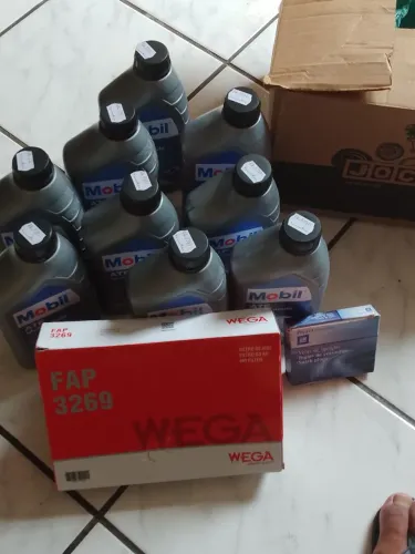 Óleo de câmbio móbil dexron 6 mais filtro e velas originais para spin e Cruze 