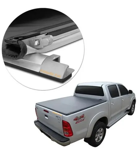 Capota Flashcover Hilux Dupla 2005 a 2015 C/ Treck - Instalada