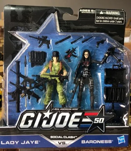 GI JOE 50TH/LADY JAYE vs BARONESS