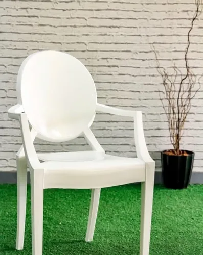 Cadeira Ghost Adulto Branco Polipropileno Outlet 