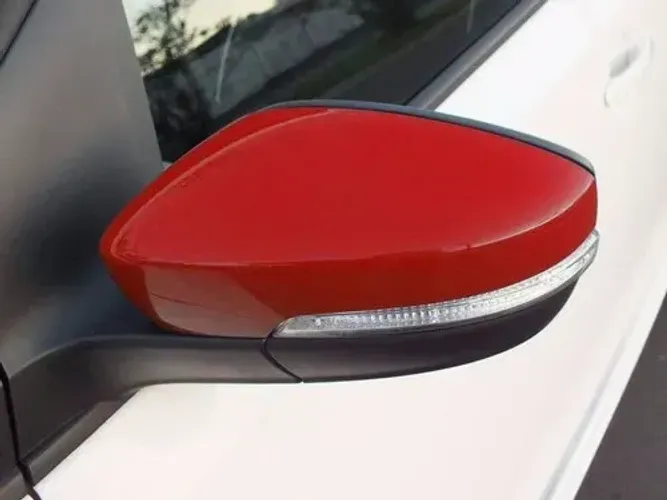 Aplique Vermelho Retrovisor Gol Voyage Saveiro G6 G7 G8 - Com Pisca