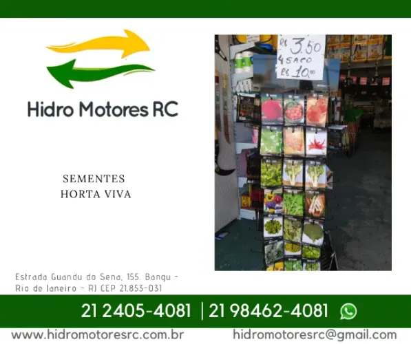 Sementes para horta
