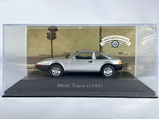 Coleção Carros Inesquecíveis Do Brasil Miura Targa 1982
