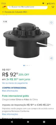 Cabeça de corte para Sthill C5-2 Fse38 e Fs45