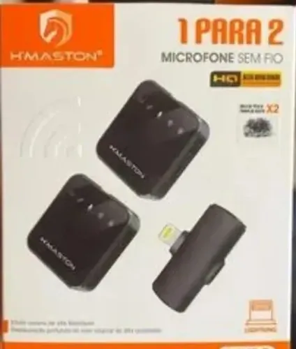 Microfone De Lapela Duplo Lightning Mk15 iPhone