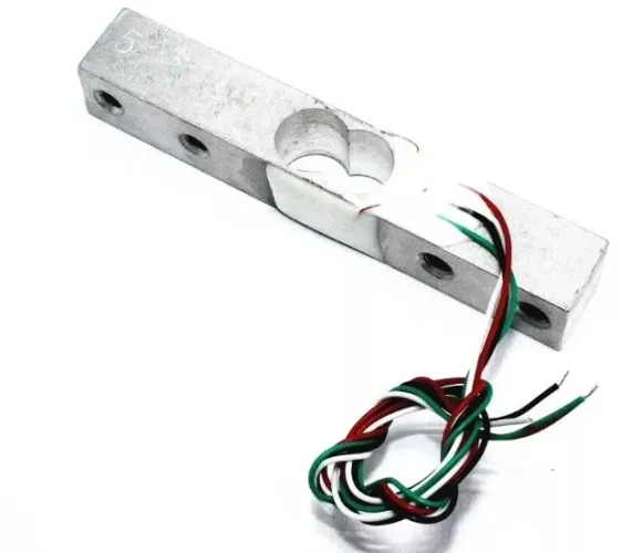 Célula De Carga Sensor De Peso 5kg Balança Arduino Automação Robotica COD-CP356