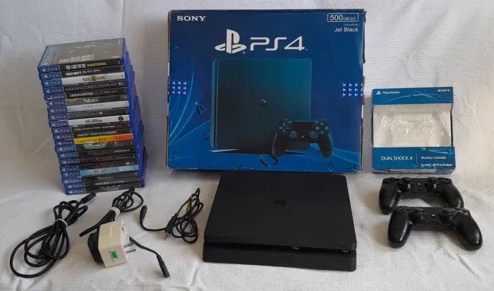 Ps4 +2 Controles +20 Jogos