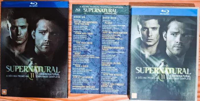 Série Sobrenatural (Supernatural) Temporada 11 blu-ray