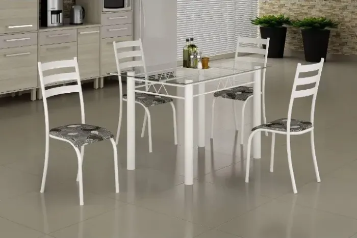 Mesa 4 Cadeiras Retangular UUG990