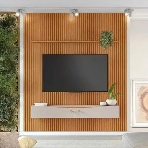 Painel Riso Ripado C/Nicho Larg. 1.82m rf6227m