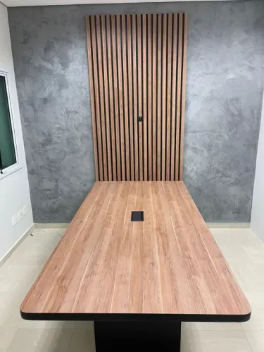 MOVEIS PARA ESCRITORIO PAINEL + MESA DE REUNIÃO 2,70X1,20 NOVA