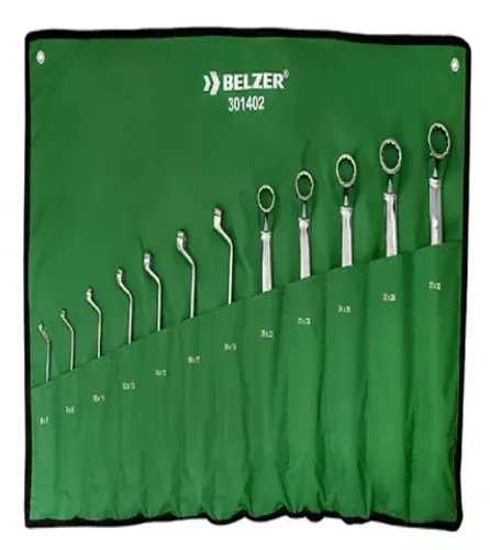 Jogo Chave Estria 12 Pecas Crv 6a32mm Belzer 301402b
