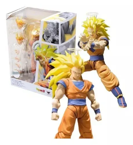 Goku Super Saiyajin 3 Dragon Ball Z SH Figuarts Bandai - Lacrado