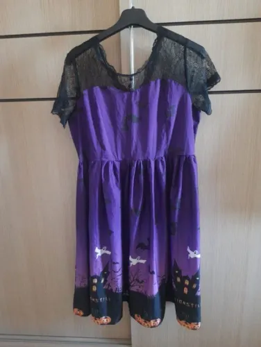 Vestido Halloween adulto<br>Tam G<br><br>90,00