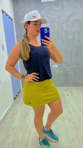 Short saia Beach Tênis Fitness