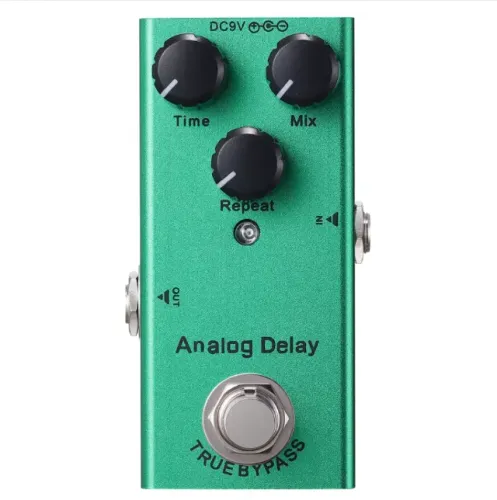 Pedal Rohs Eco Guitarra Baixo Voz Sax Violão Analog Delay