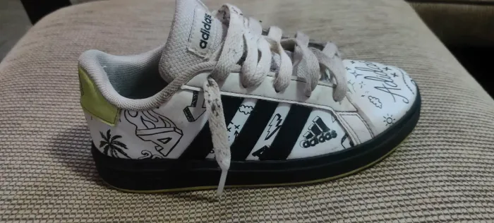 Tênis adidas Grand Court 2 0 Brand Love original Infantil tamanho 29