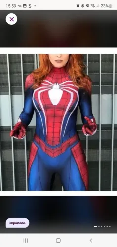 Cosplay homem aranha feminino