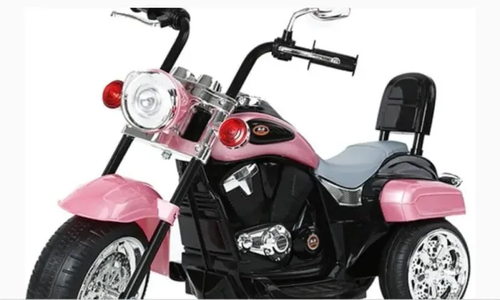 Moto Elétrica Infantil Rosa - Linda e Divertida!