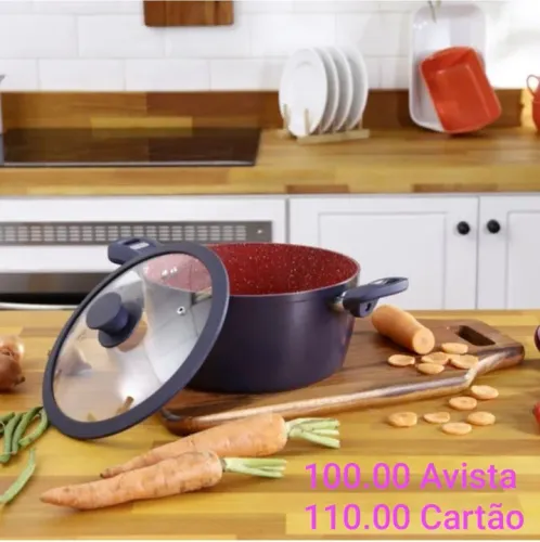 Linda Panela Antiaderente Com Revestimento Cerâmico 