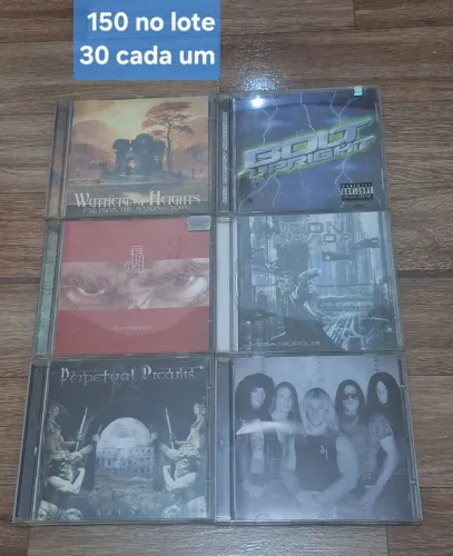 Cds de rock - Fleshdevils, Whutering heights, Perpetual Dreams, Bolt Upright, Iron Saviors
